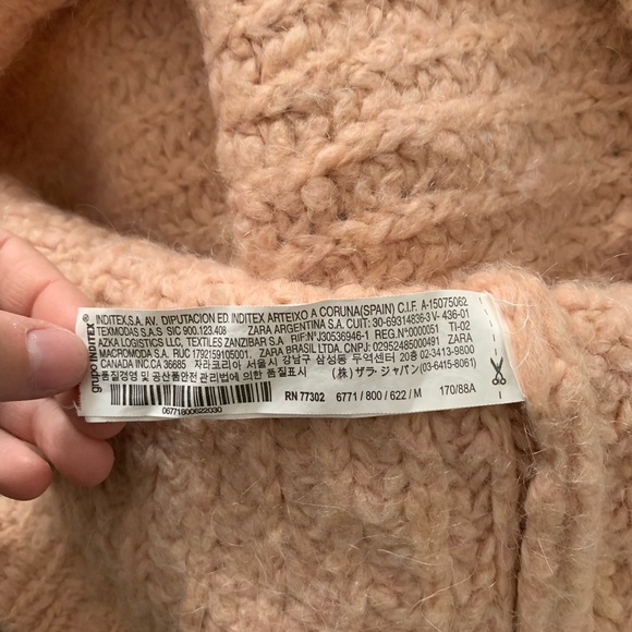 Zara knit pink sweater - Picture 6 of 6